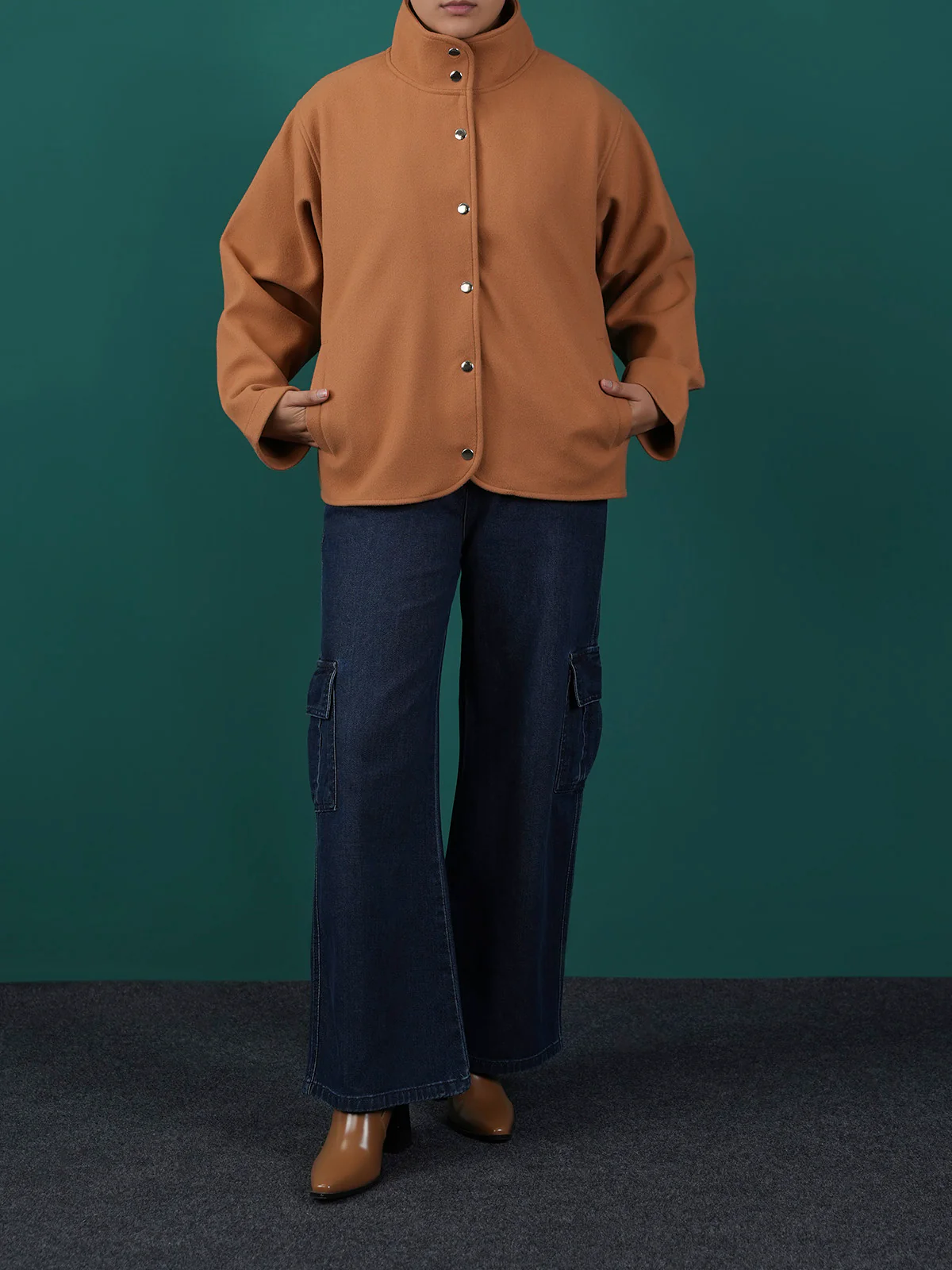 "KINXEI" Comfort Woolen Fleece Jacket - Image 2