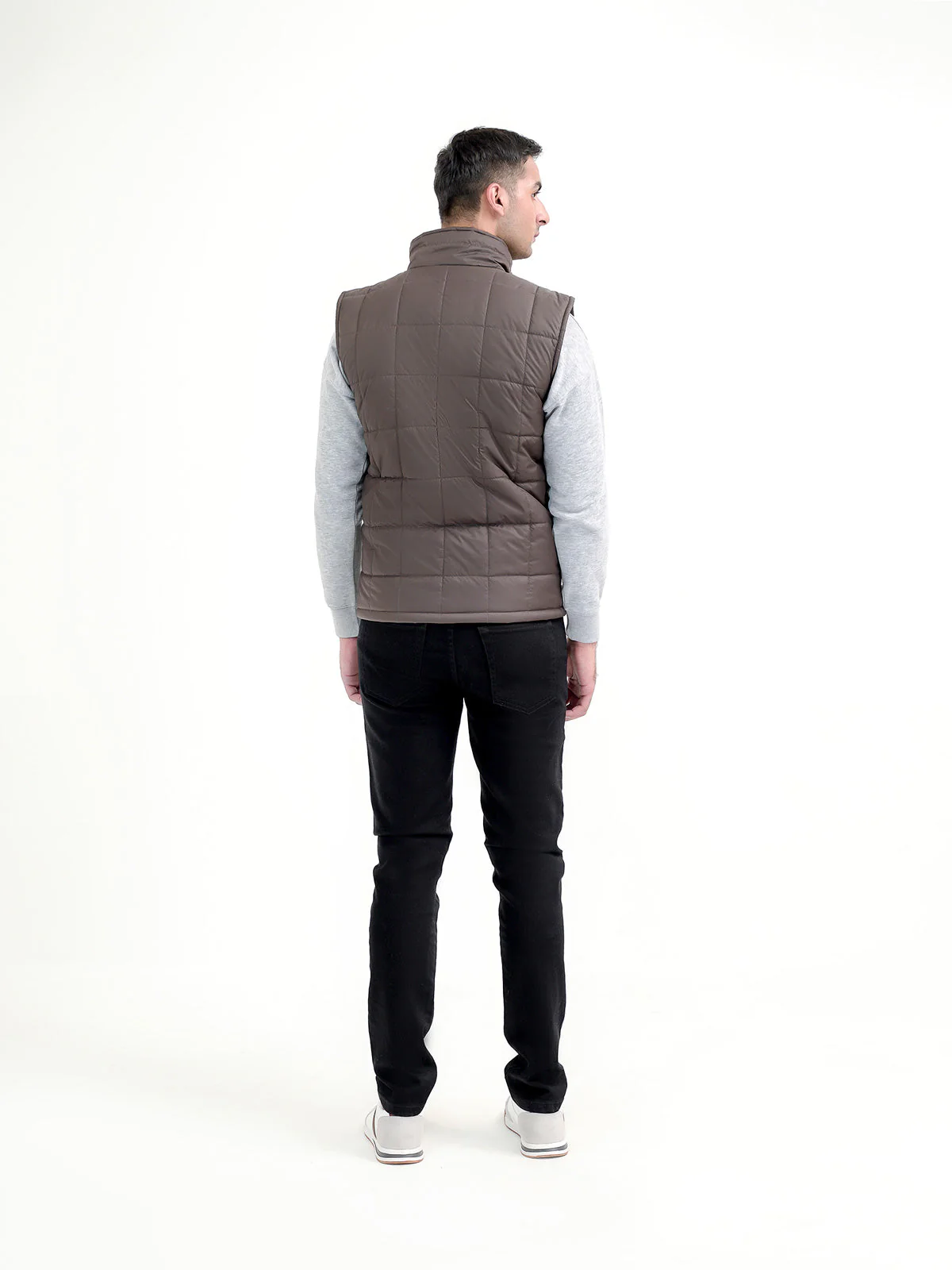 "KRAZ" Sleeveless Zipper Puffer Jacket - Image 5