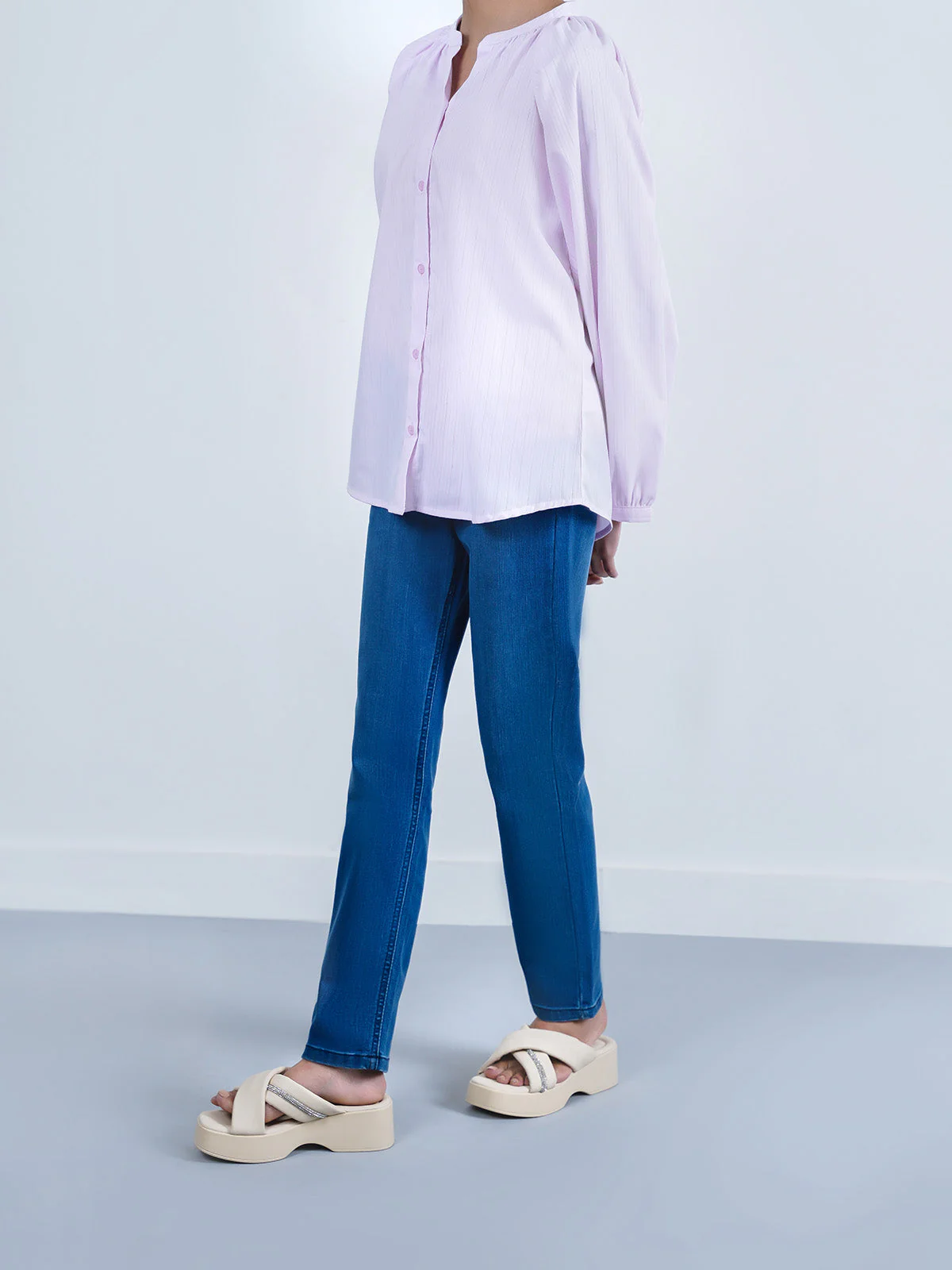 "KSENA" Casual Slim Fit Denim Pant - Image 3