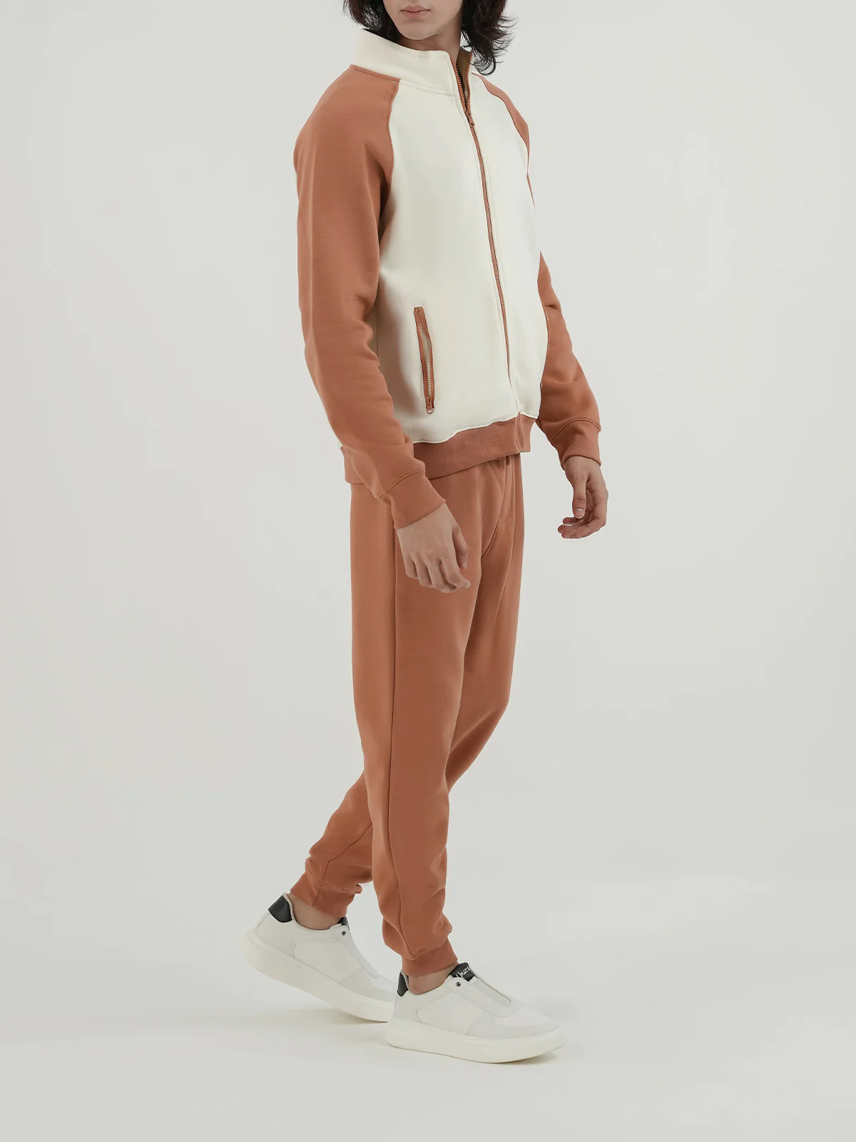 "KWINT" Cut & Sew Fleece Track Suit - Image 2