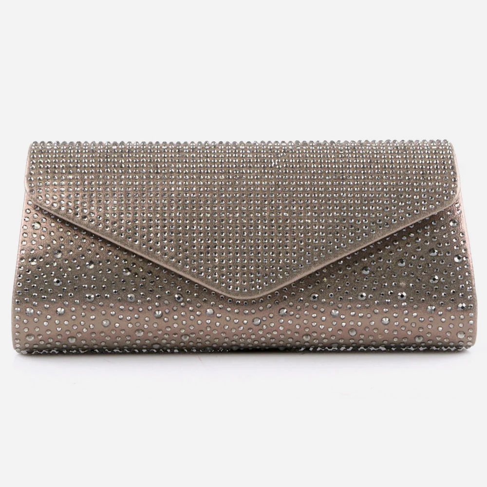 Ladies Evening Clutch Bag Wedding Handbag Prom Purse Sparkly Bridal Party Bags Diamante Birthday Gifts for Her - Image 3