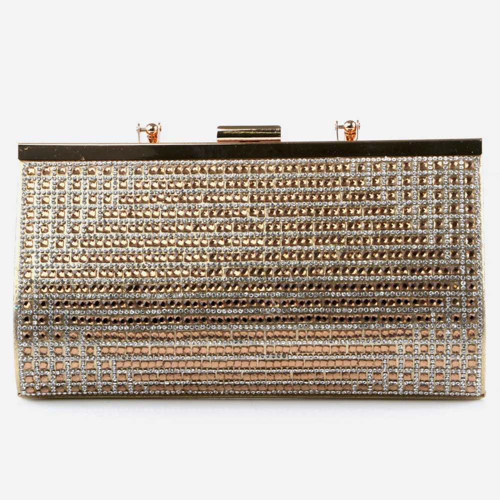 Ladies Evening Clutch Bag Wedding Handbag Prom Purse Sparkly Handle Carry Party Bags Diamante Birthday Gifts for Her - Image 3