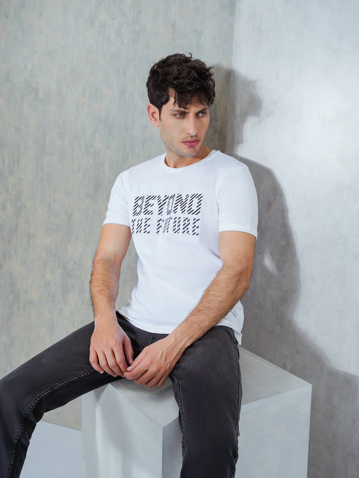 "LOUISE" Graphic Regular Fit T-Shirt - Image 2
