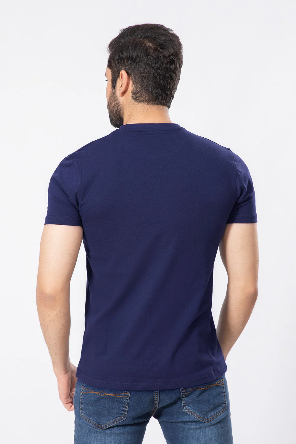 "LIAM" Cotton Casual Crew Neck T Shirt - Image 5