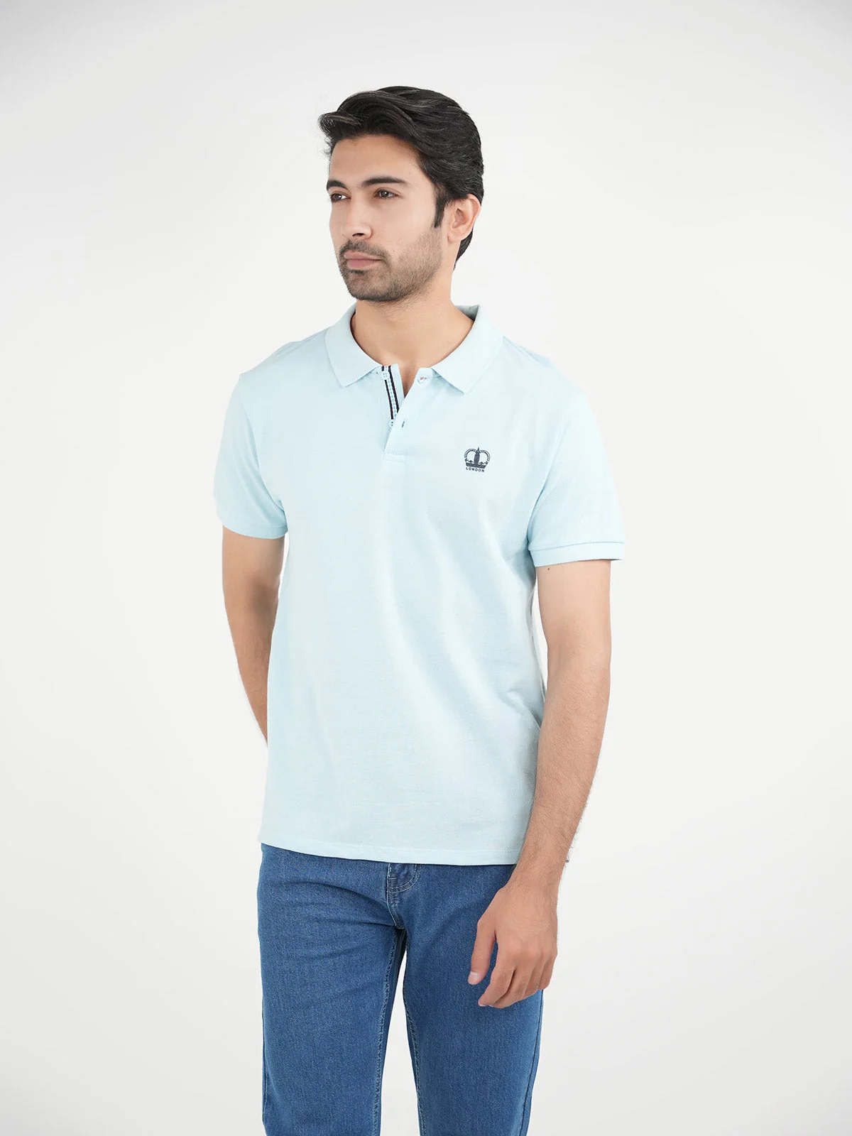 "MELKER" Summer Slim Fit Polo Shirt - Image 3