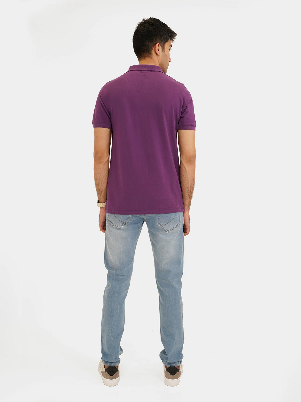 "MELKER" Summer Slim Fit Polo Shirt - Image 4