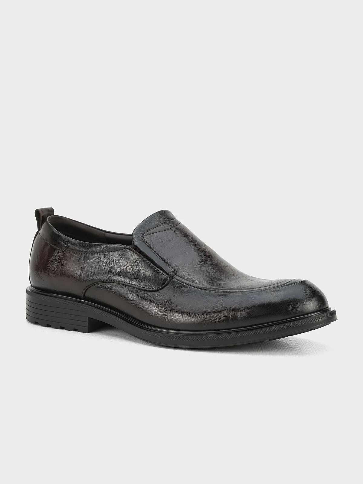 Men "AARAV" Durab Leleather Slip On Formals - Image 2