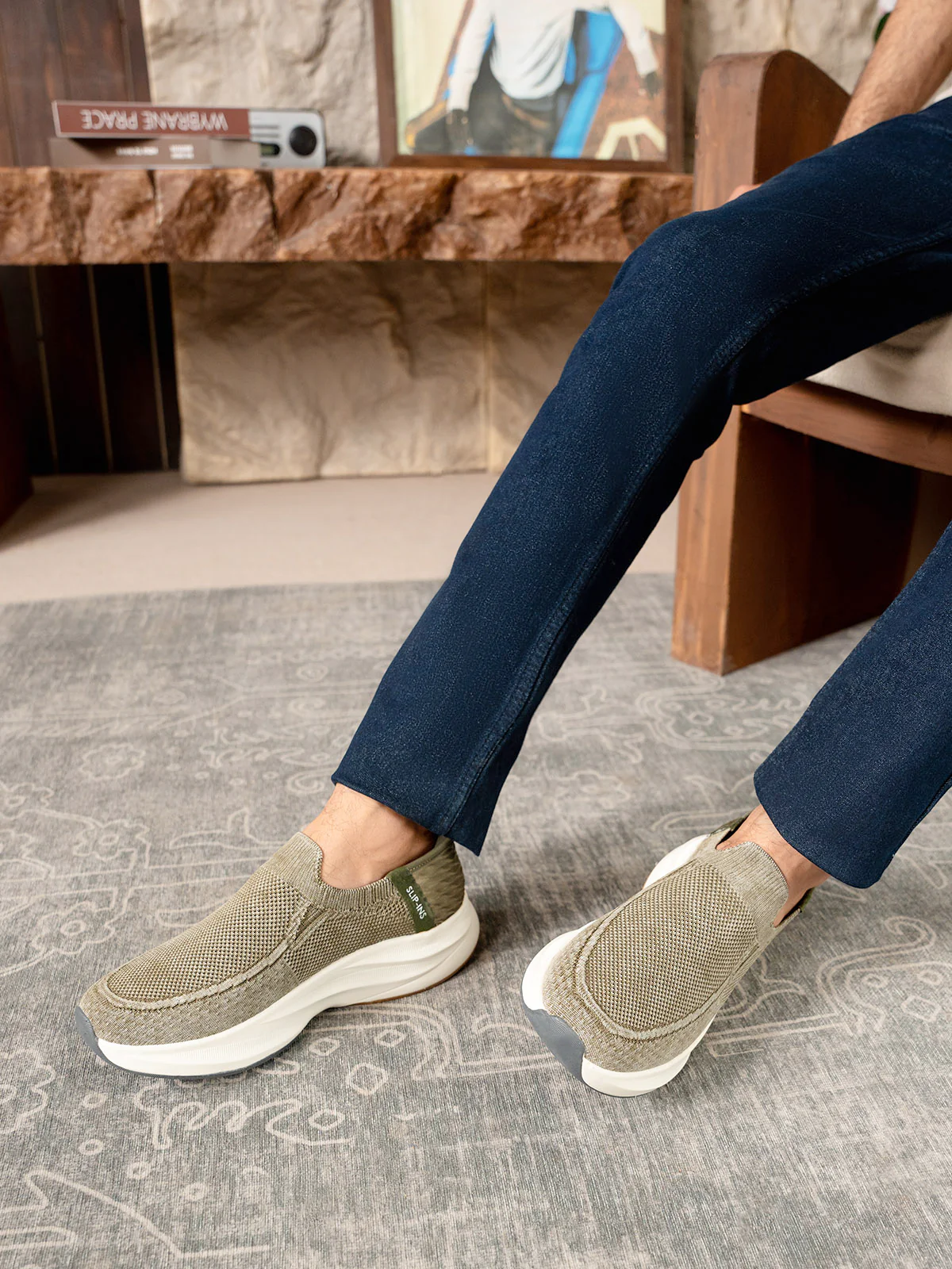 Men "AAVIER" Durable Slip On Trainers