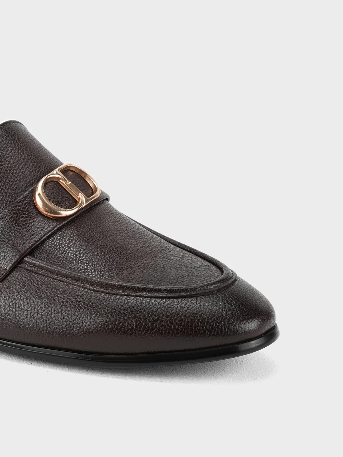 Men "ACIANO" Slip On Leather Formal Shoes - Image 7