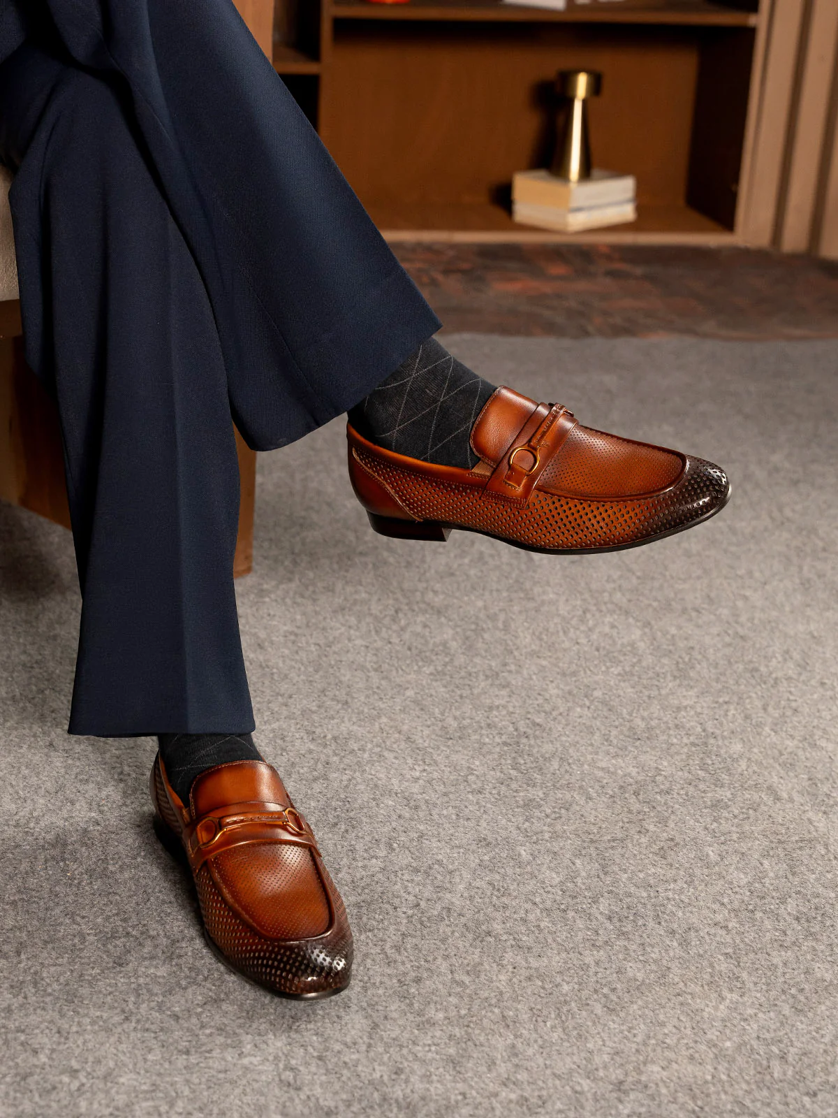 Men "ADDAX" Classic Premium Leather Formals Shoes