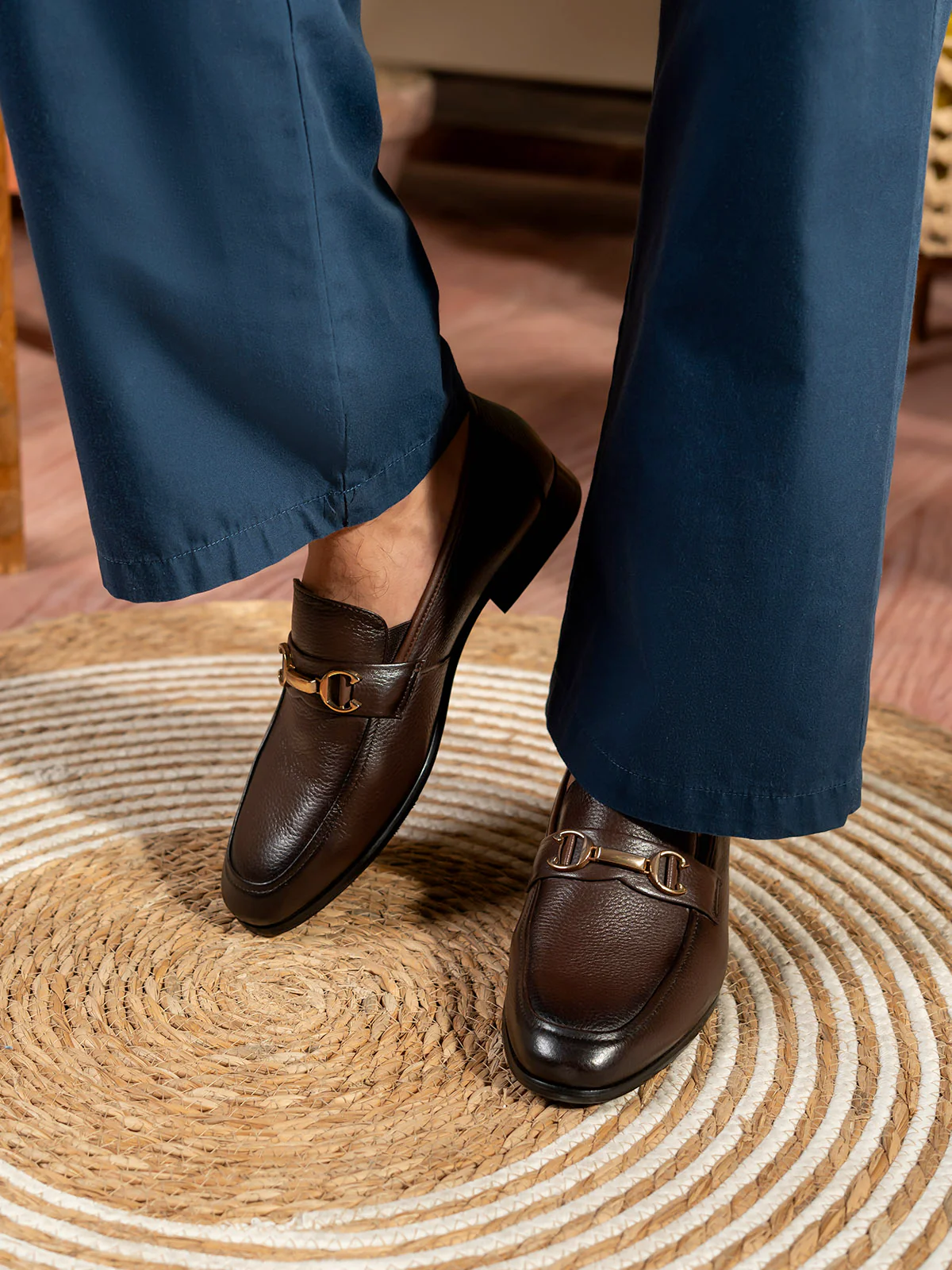 Men "ADIRA" Modern Design Leather Formals