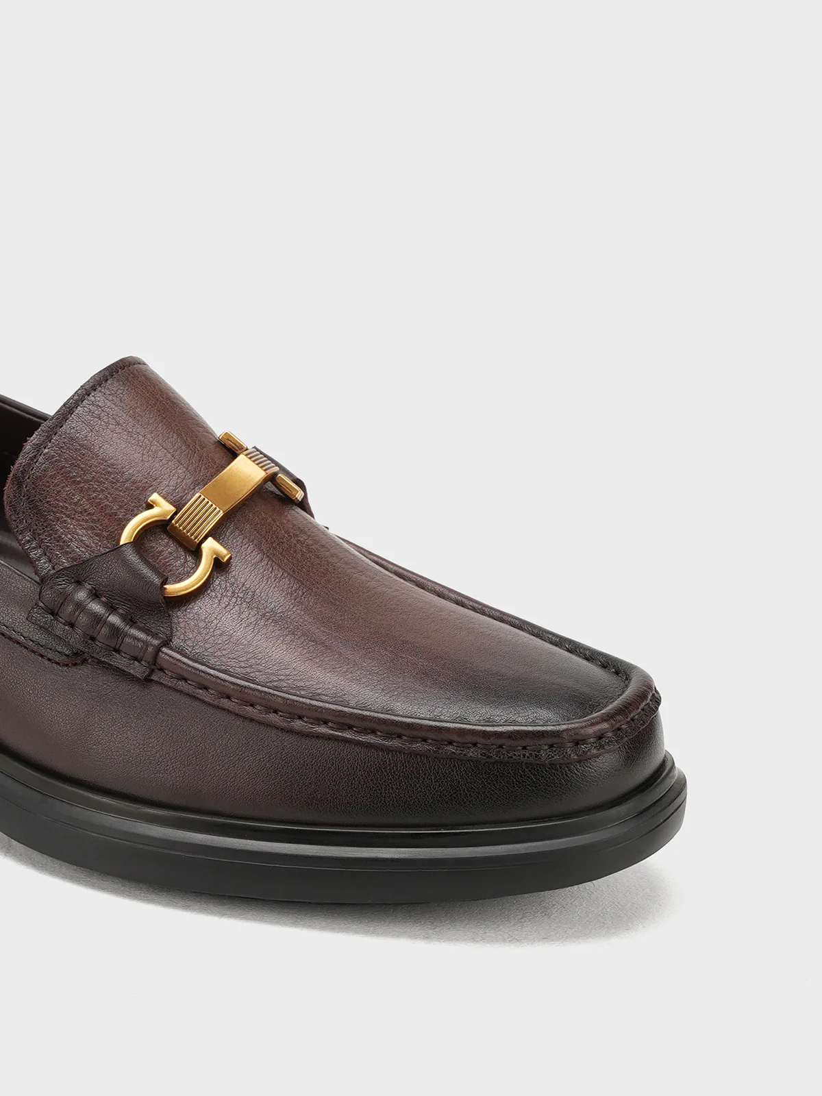 Men "AIGUO" Slip On Leather Loafer Shoes - Image 4