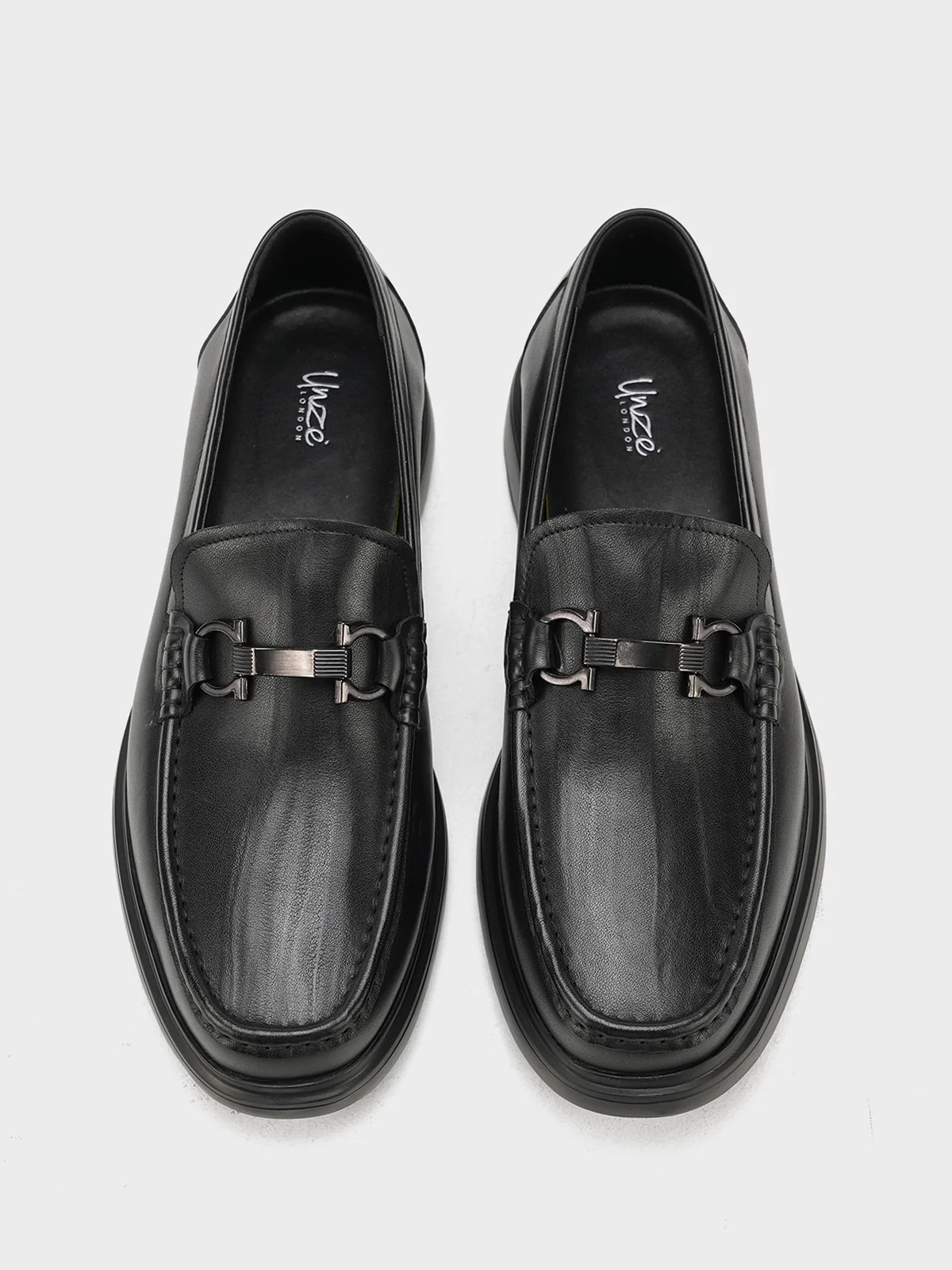 Men "AIGUO" Slip On Leather Loafer Shoes - Image 9