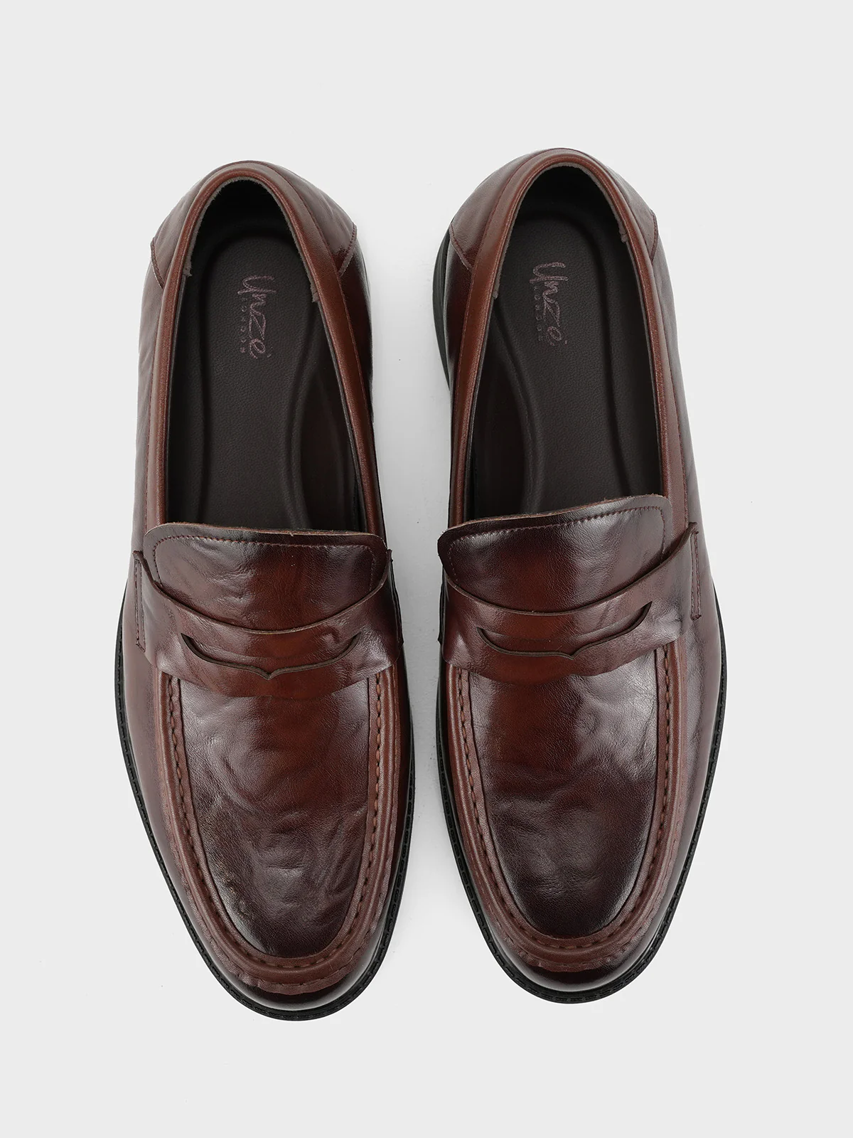Men "ALCADO" Casual Slip On Leather Formals - Image 6