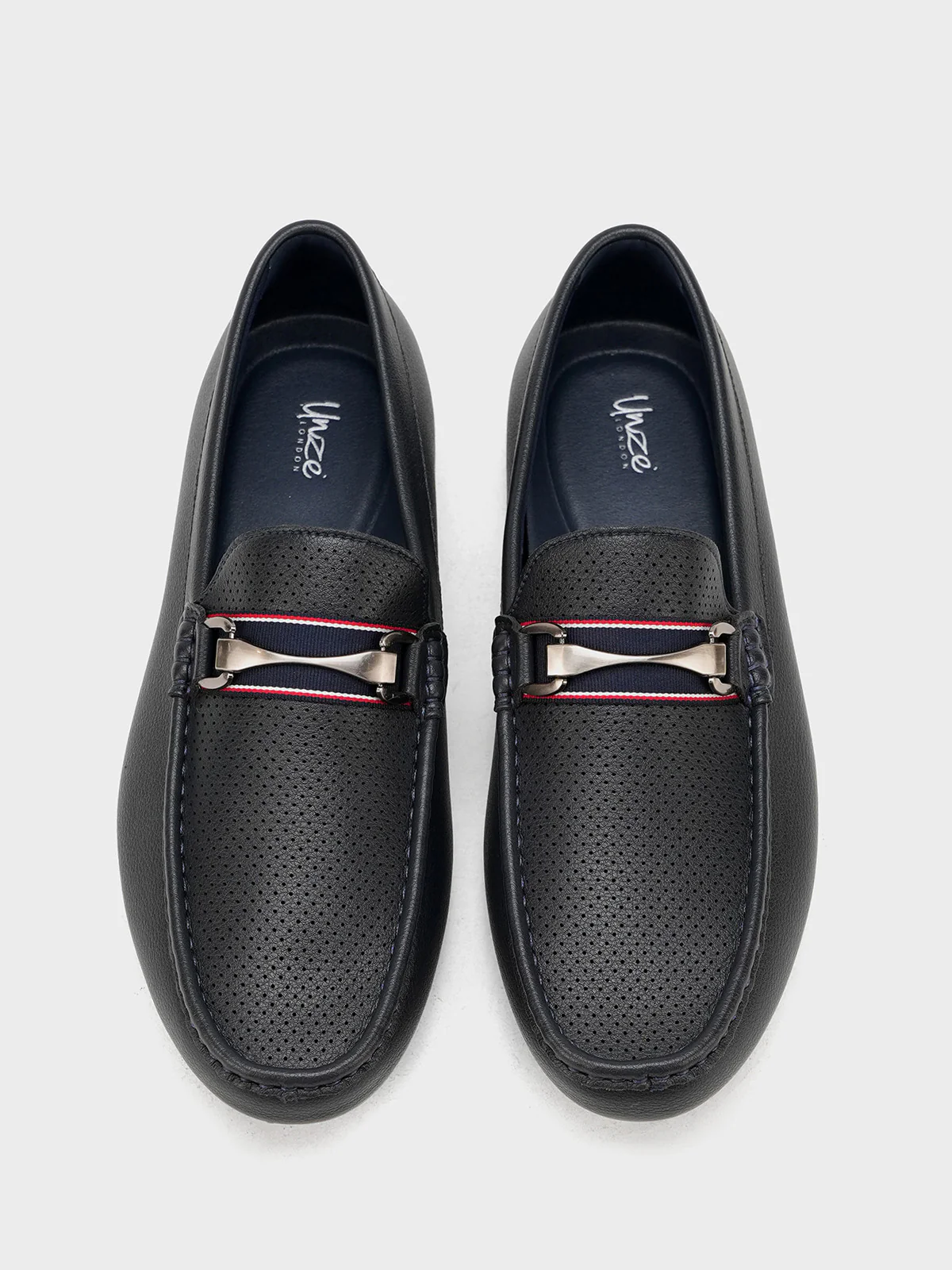 Men "ALDITH" Soft Buckle Detail Moccasins - Image 9