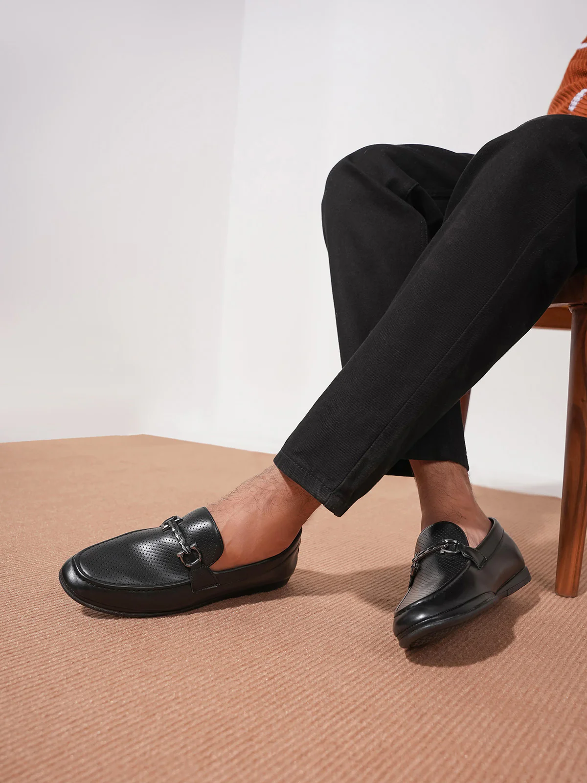 Men "ALDIVA" Smart Texture Design Loafers - Image 3