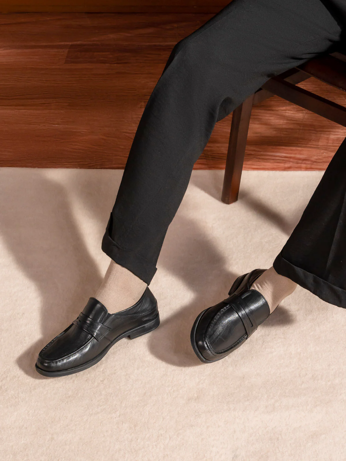 Men "ALENA" Durable Leather Formal Shoes - Image 3