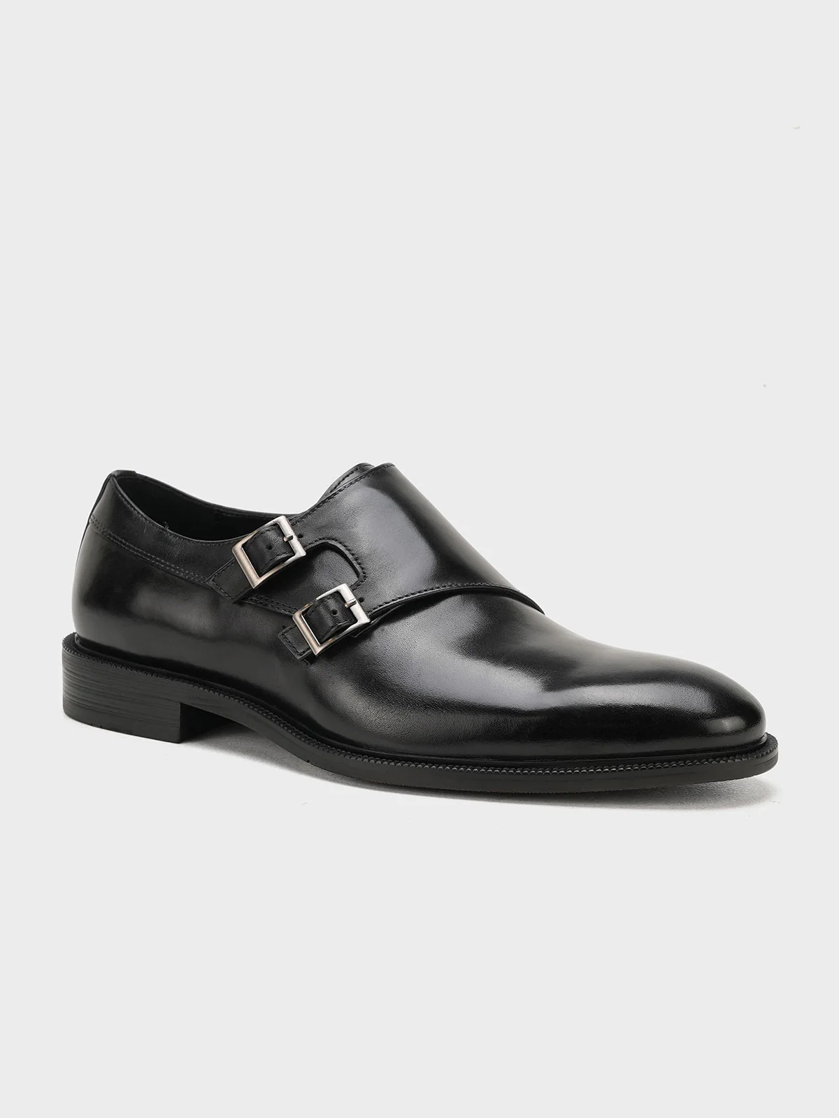 Men "ANAHID" Monk Strap Leather Formal Shoes - Image 2