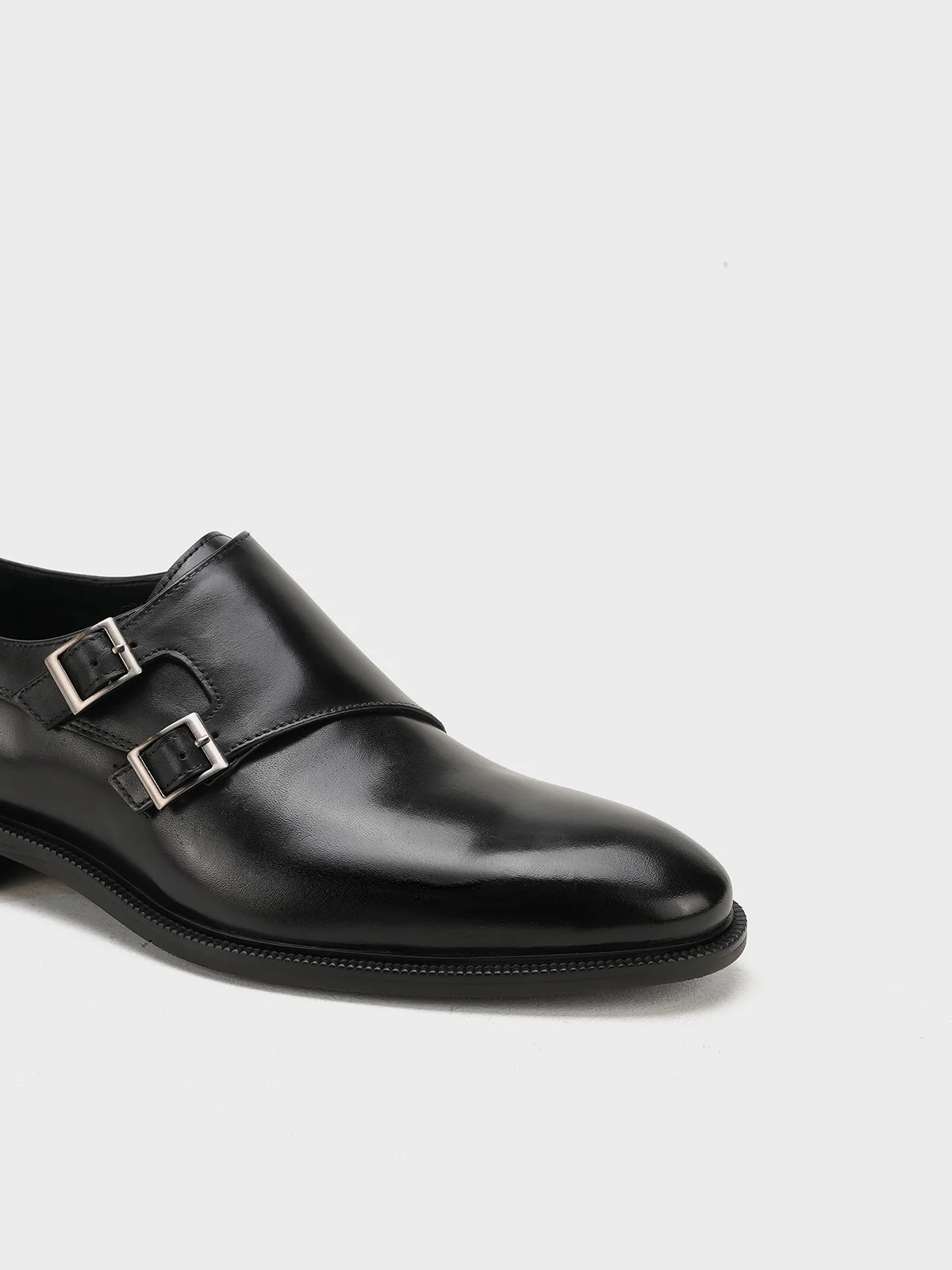 Men "ANAHID" Monk Strap Leather Formal Shoes - Image 7