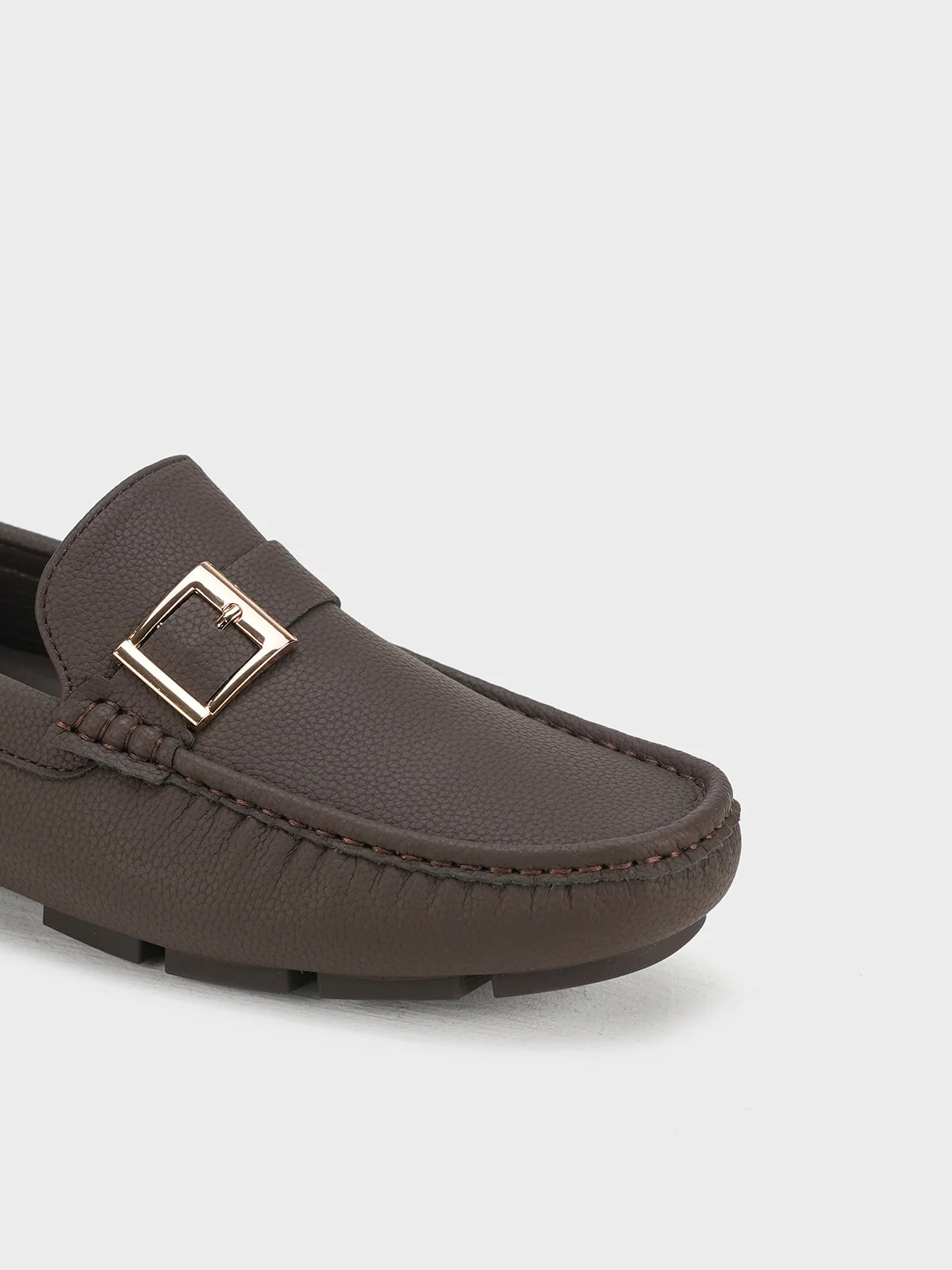 Men "BENJA" Stylish Side Buckle Moccasins - Image 7