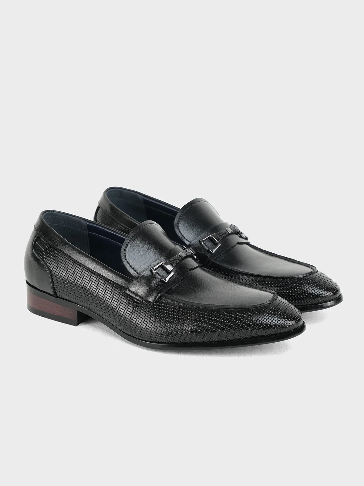 Men "BLAISE" Comfy Slip On Leather Formal Shoes - Image 2