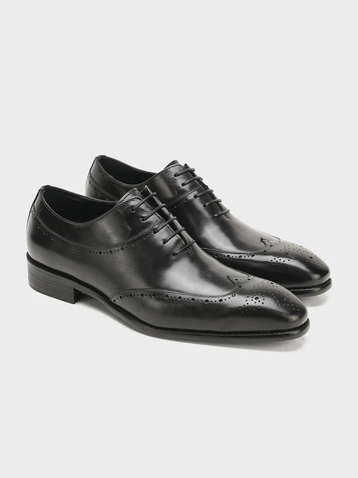 Men "DAMIAN" Leather Lace Up Formal Shoes - Image 4