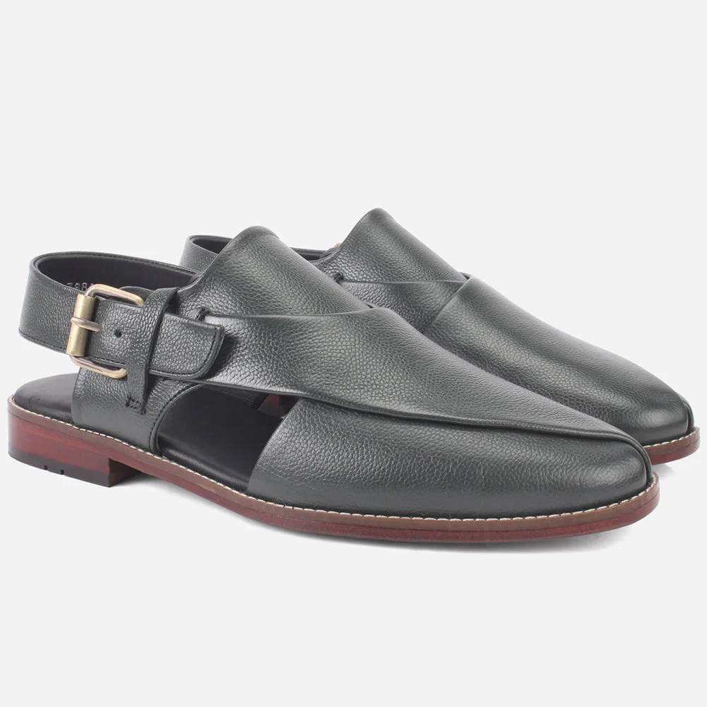 Men "DANI" Handcrafted Peshawari Sandals - Image 2