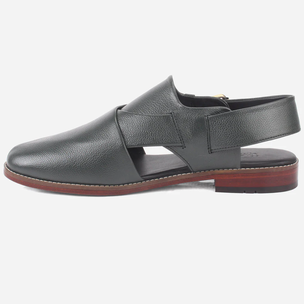 Men "DANI" Handcrafted Peshawari Sandals - Image 3