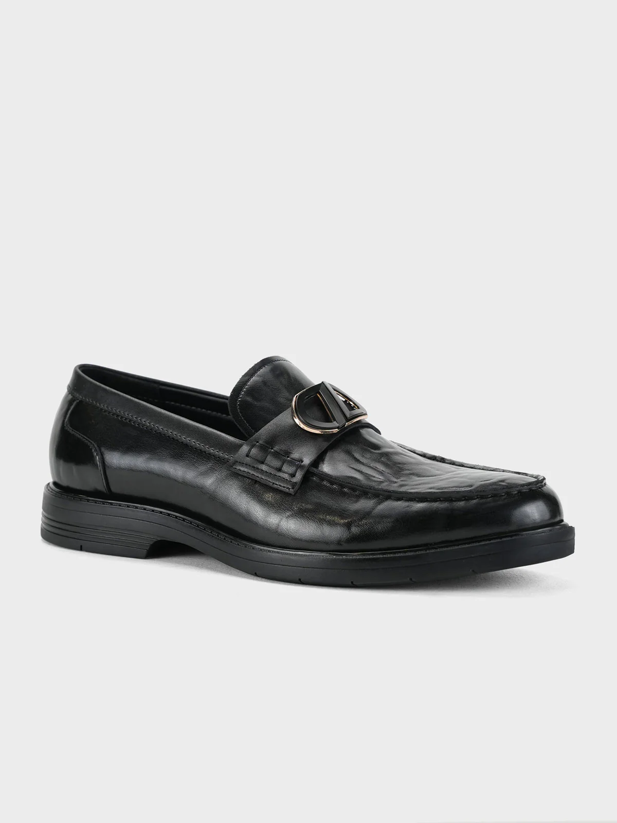 Men "EFRIM" Classic Slip On Leather Formals - Image 2