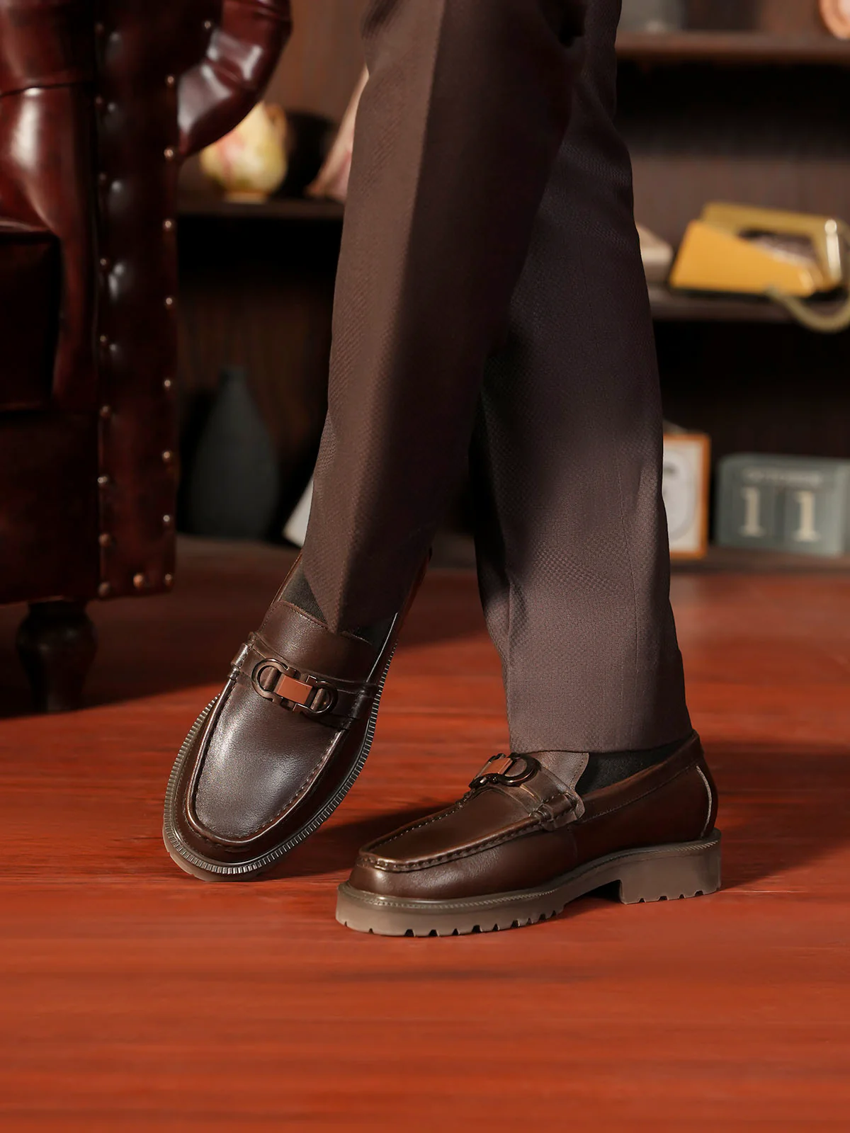 Men "EVAAN" High Quality Leather Formals - Image 6