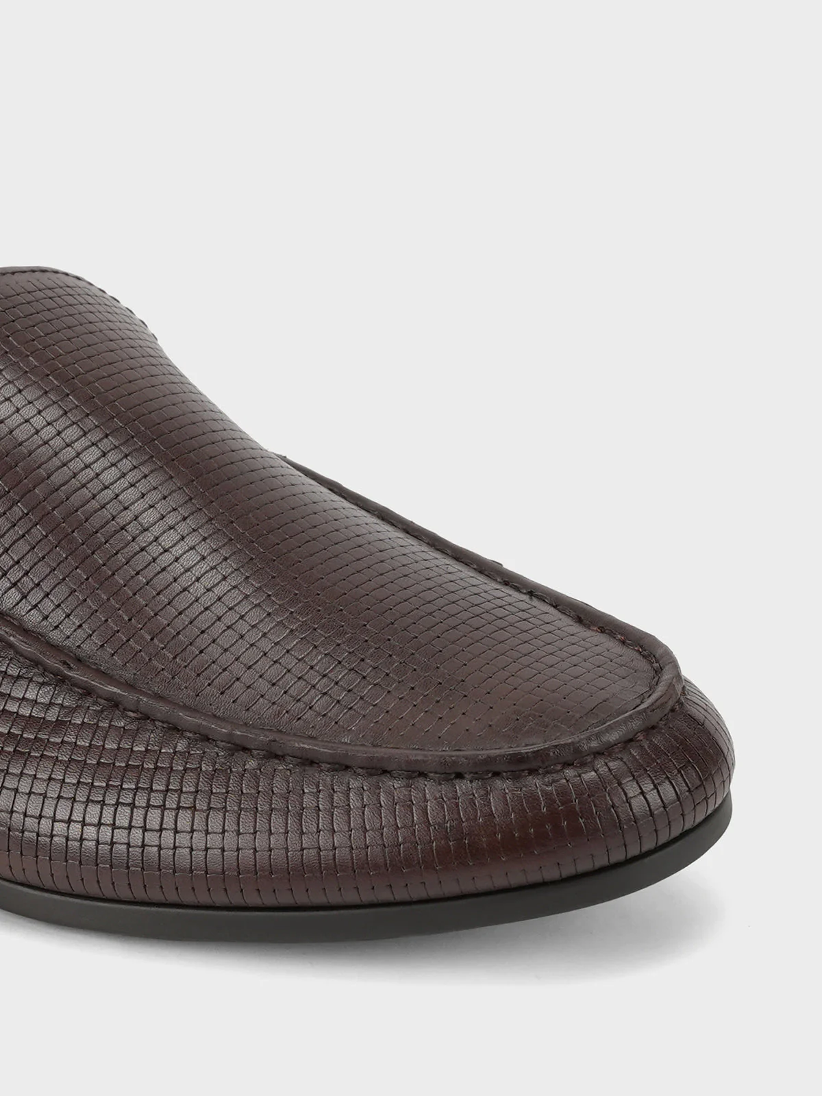 Men "FELIPE" Penny Keeper Casual Slip-On Leather Moccasins - Image 5