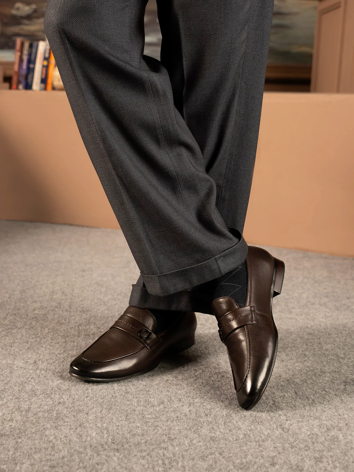 Men "GALVAN" Perfect Premium Leather Formal Shoes - Image 3