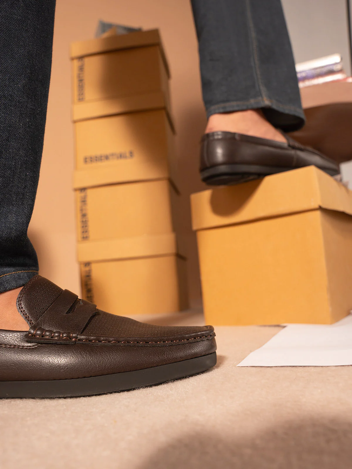 Men "HAROLD" Convenient Slip On Moccasins - Image 10