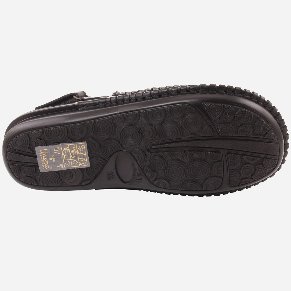 Men "JANS" Practical and Stylish Leather Sticky Straps Sandals - Image 5