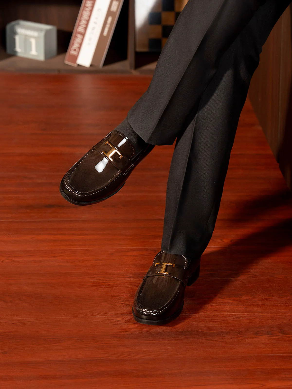 Men "JASPER" Suitable Design Leather Formals - Image 10
