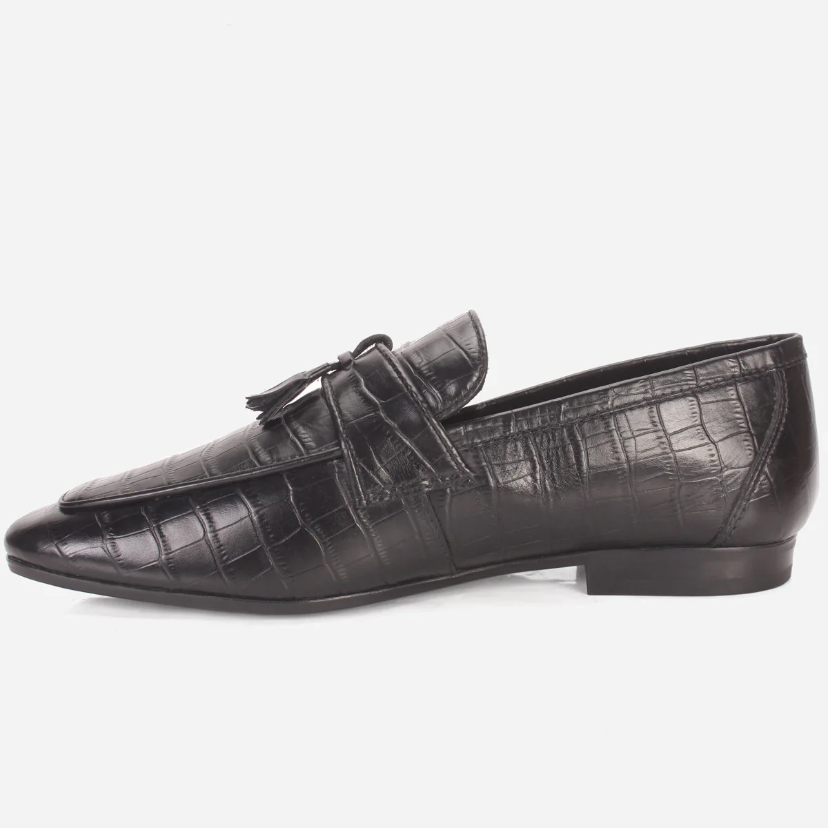 Men "KEITH" Leather Formal Dress Slip-On Shoes - Image 3