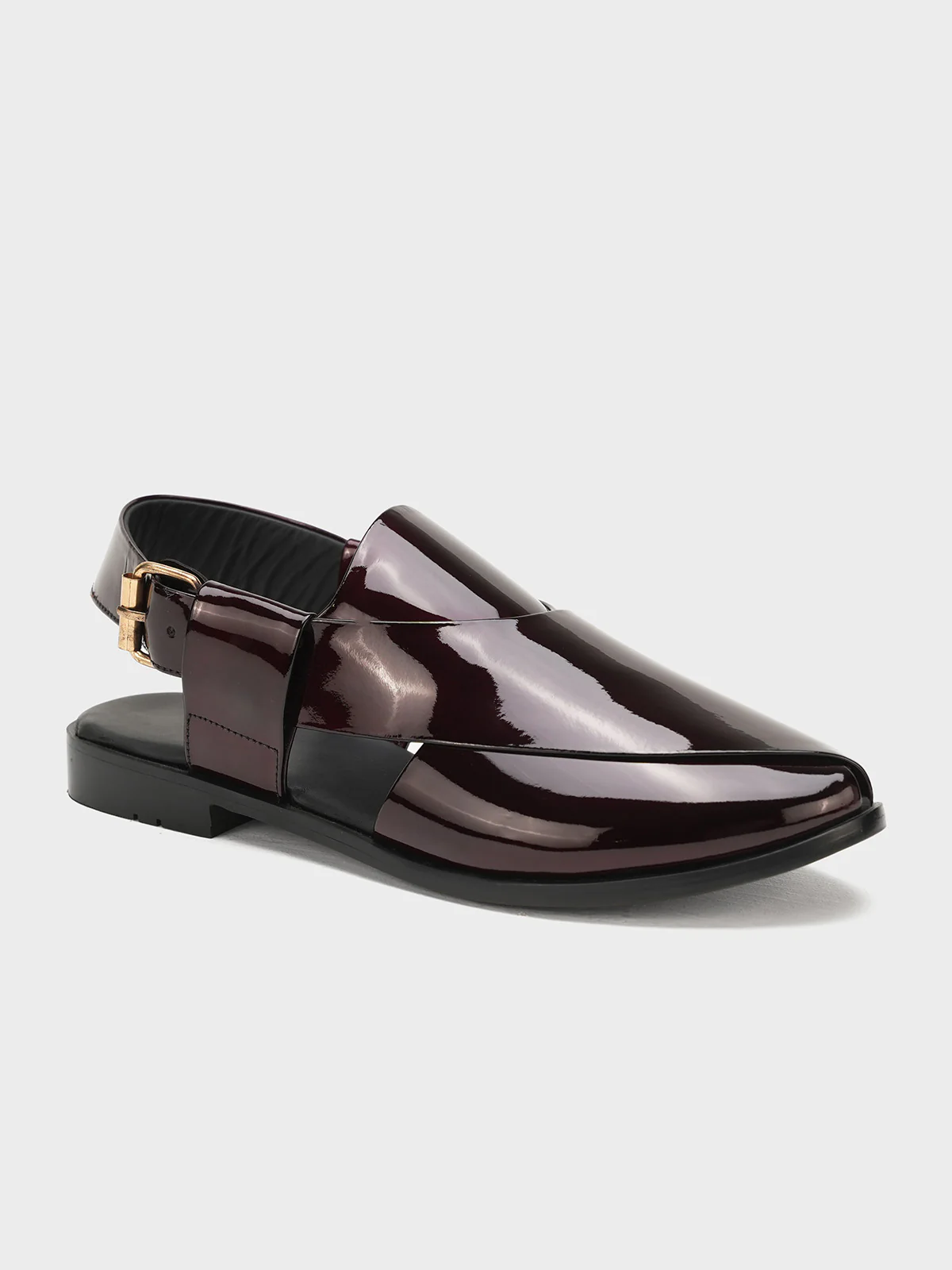 Men "KENDALL" Comfort Peshawari Leather Sandals - Image 2