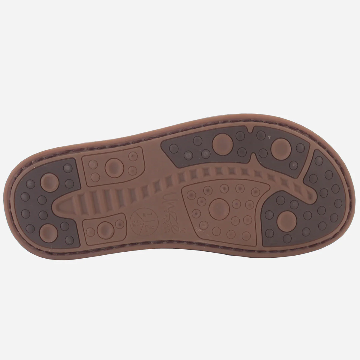 Men "KITZ" Leather Open Toe Summer Slippers - Image 5