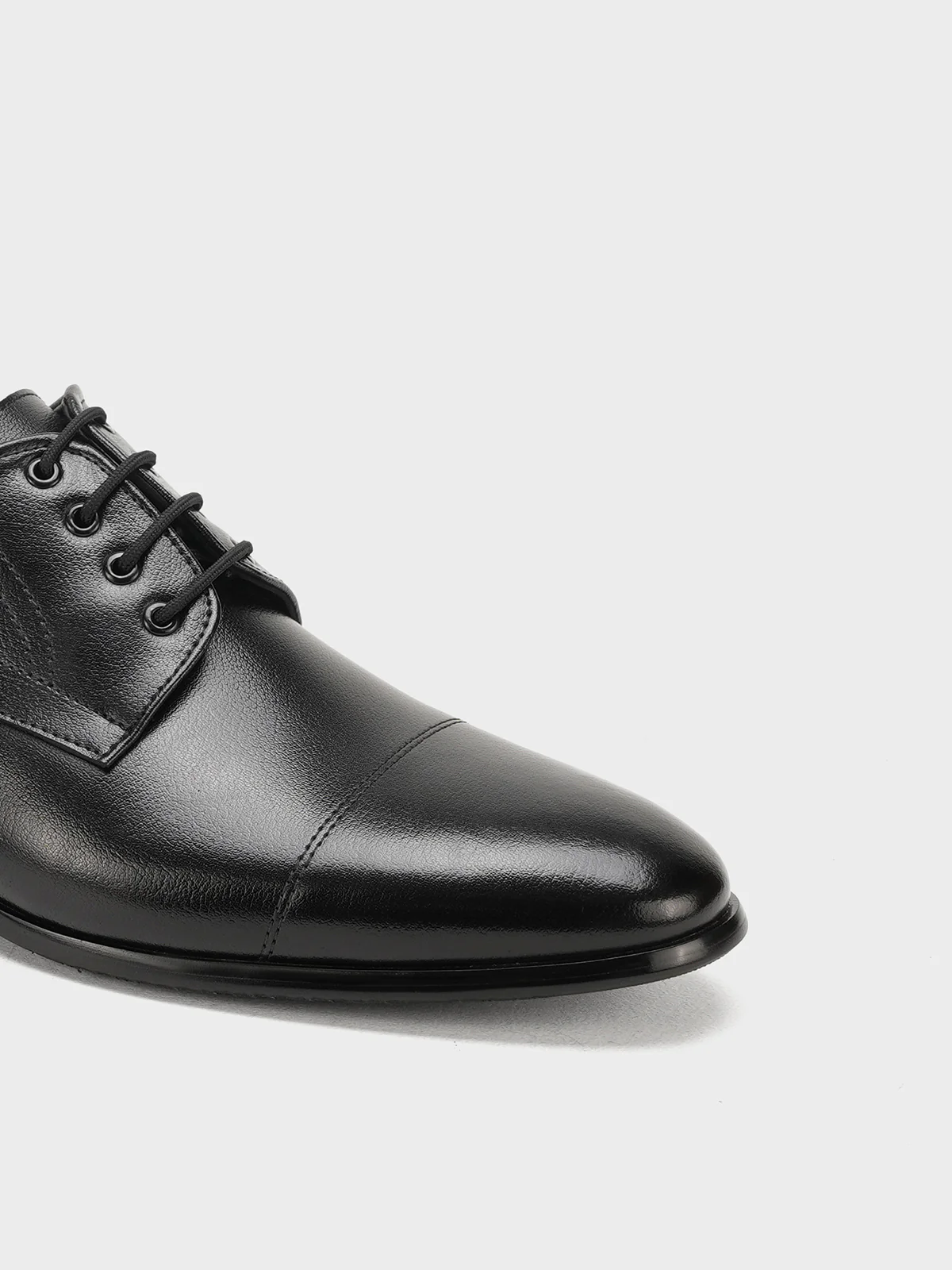 Men "LUKYAN" Lace-Up Leather Formal Shoes - Image 7