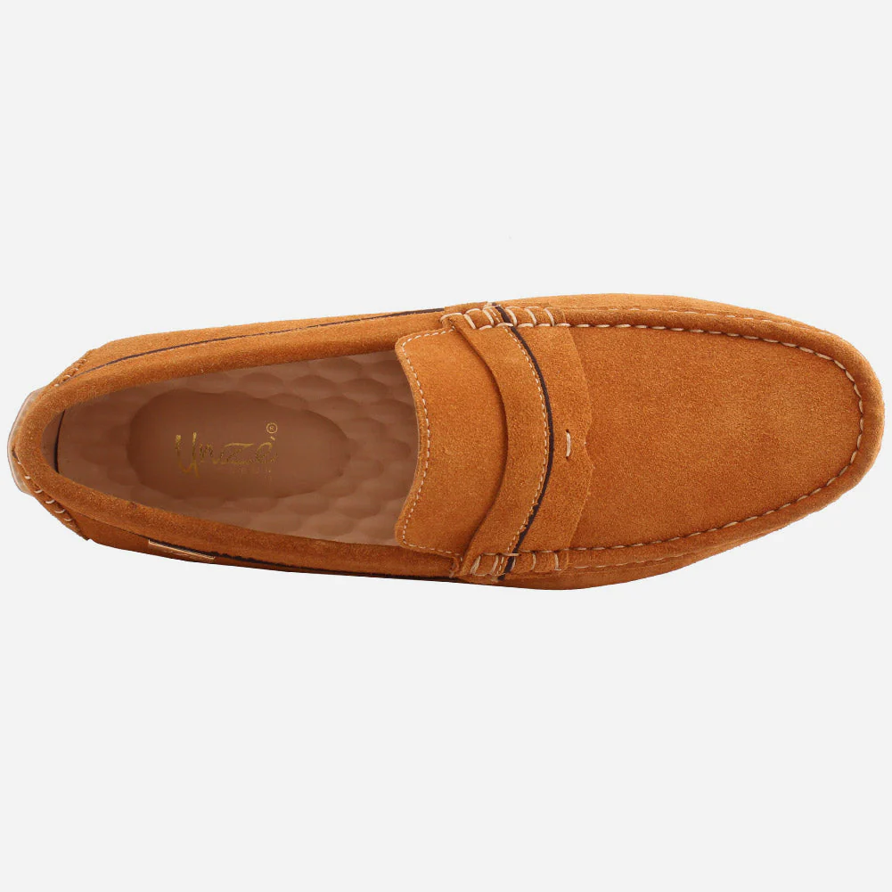 Men "OLSEN" Suede Comfort Moccasins - Image 4