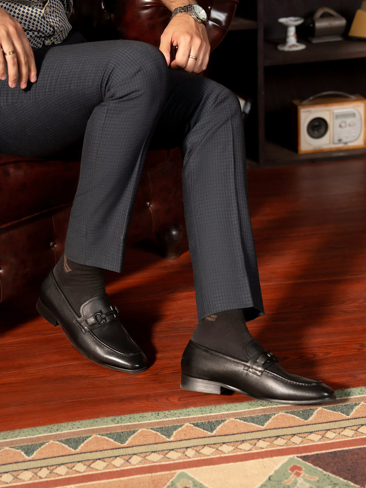 Men "RAQUEL" Classic Slip On Leather Formals - Image 10