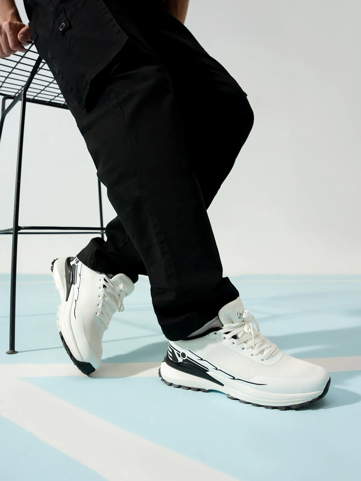 Men "RENZO" Stylish Soft Fabric Trainers