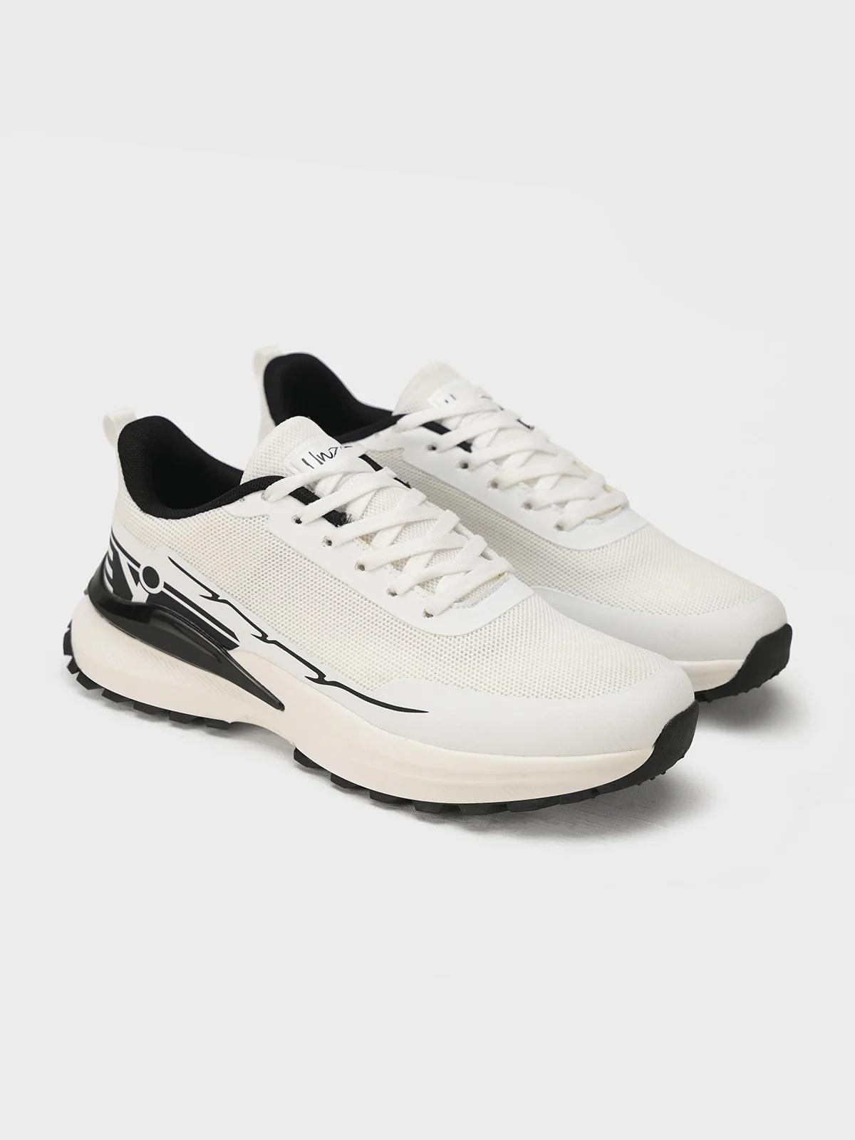 Men "RENZO" Stylish Soft Fabric Trainers - Image 4