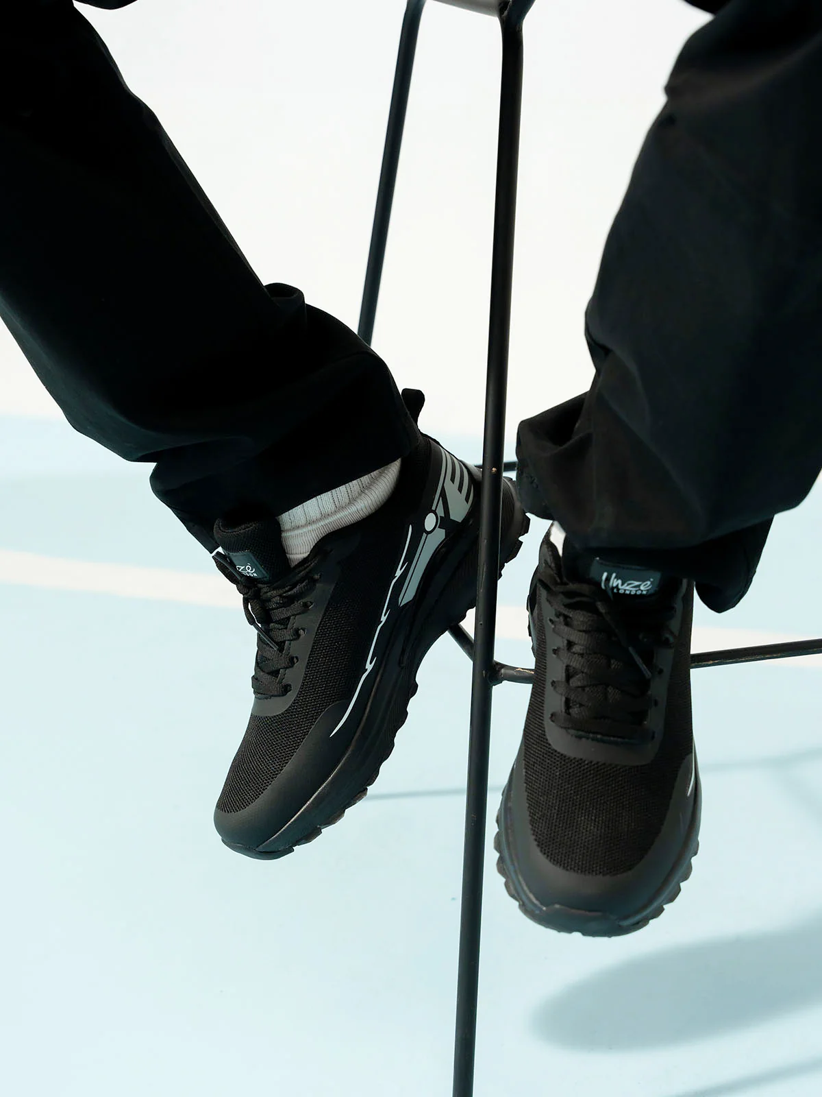 Men "RENZO" Stylish Soft Fabric Trainers - Image 6