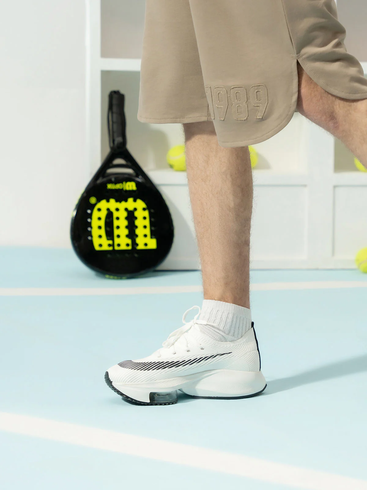 Men "RHODE" Stylish Look Fabric Trainers - Image 10