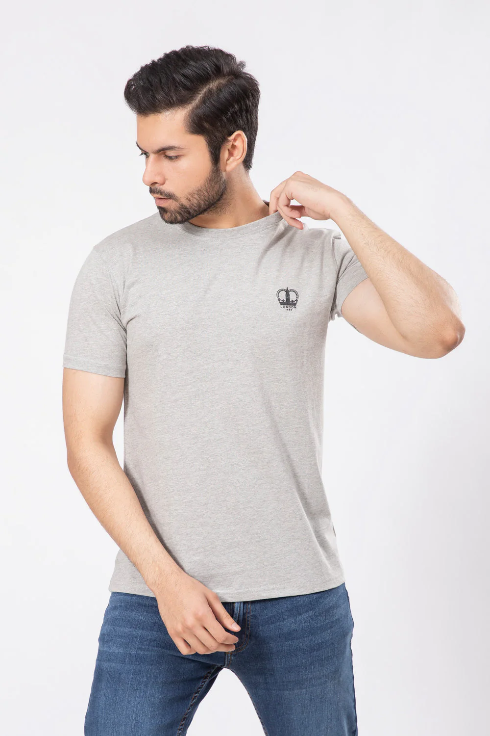 "HAROLD" Regular-Fit Pique T-Shirt - Image 2