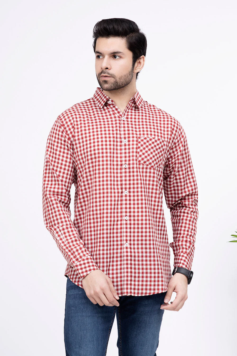 Men’s "Tygo" Finest Fabric Casual Check Shirt