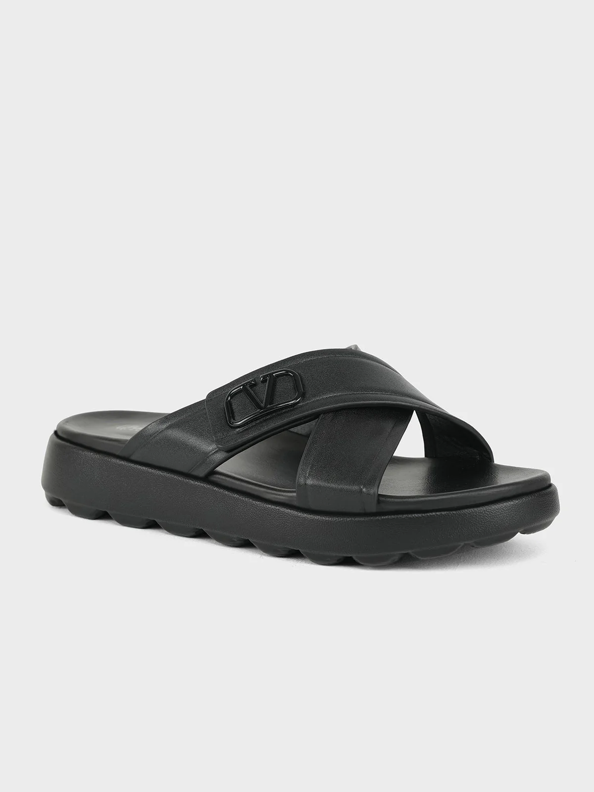 Men "TIROSH" Crossover Casual Slippers - Image 2