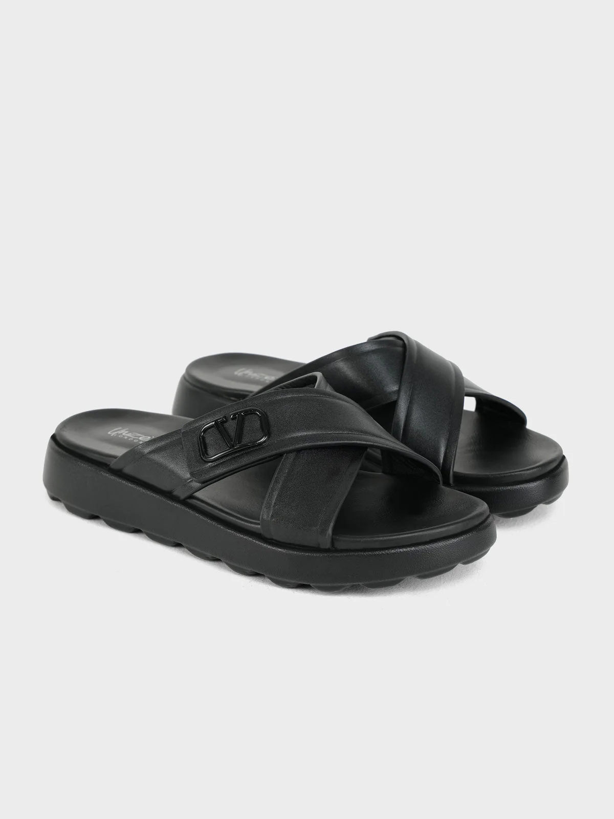 Men "TIROSH" Crossover Casual Slippers - Image 4
