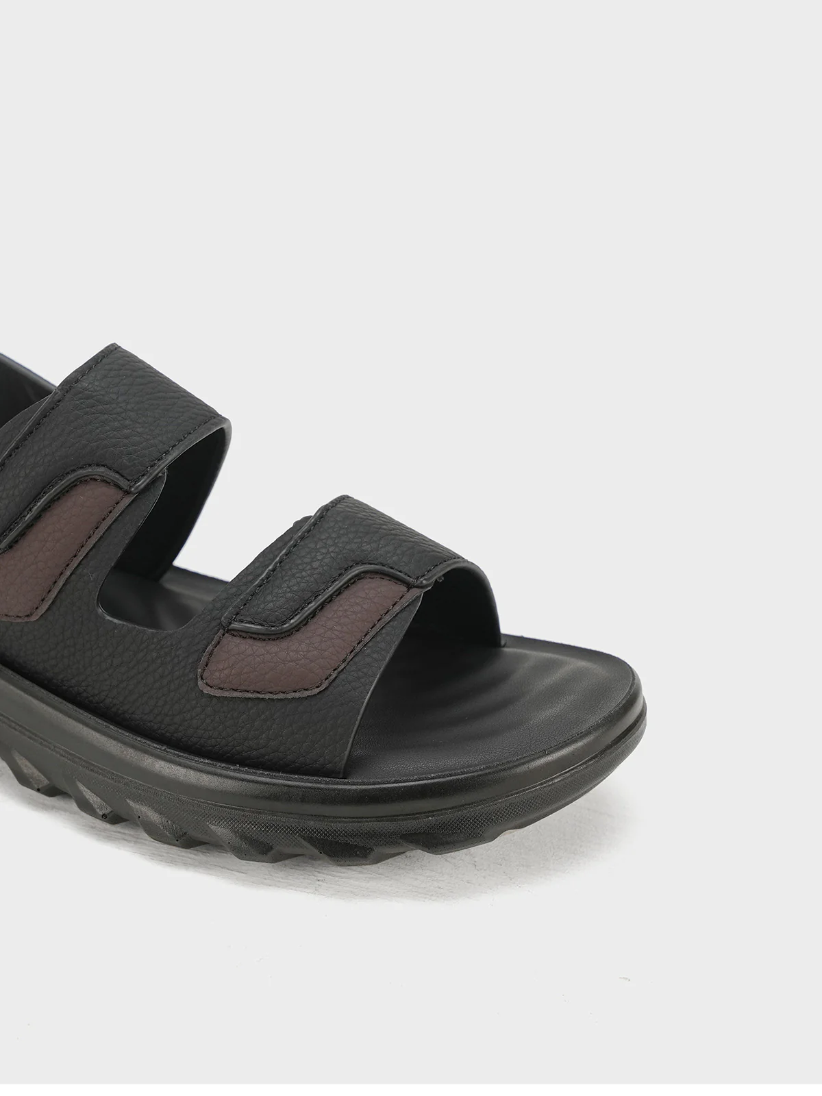 Men "UZAIR" Velcro Straps Sandals - Image 7